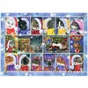 Image de Puzzle 1000 pièces : Collection de timbres de chat de Noël Anatolian
