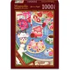 Image de Magnolia Puzzle 1000 pieces Cat Feast (1000 pièces)