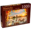 Image de Magnolia Puzzle 1000 pieces Swans near Charles Bridge (1000 pièces)