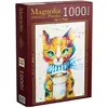Image de Magnolia Puzzle 1000 pieces Colorful Cat (1000 pièces)