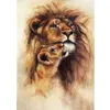 Image de Puzzle 1000 pièces : Lion et son bébé Magnolia