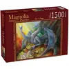 Image de Magnolia Puzzle 1500 pièces Blue Dragon and Treasure (1500 pièces)