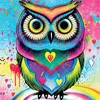 Image de Puzzle 1023 pièces : Chouette Pop Art Yazz puzzle