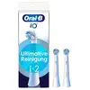 Image de Oral-b Remplacement De La Brosse à Dents électrique Io Ultimate Cleaning Twin Pack White