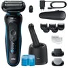 Image de Rasoir électrique BRAUN Series 5 - Noir et bleu - Autonomie 50 minutes - Charge rapide 5 minutes