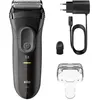 Image de Rasoir électrique rechargeable étanche gris Braun 3-3000S
