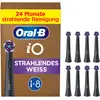 Image de Oral-B, Tête de brosse à dents, iO Blanc éclatant (8x)