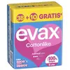 Image de Serviettes Hygiéniques Coussinets EVAX COTTONLIKE normaux ailes 48 u