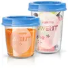 Image de Set de pots de conservation - PHILIPS AVENT - Purées - 10x180ml + 10x240ml + 20 couvercles + Cuillere de sevrage + Recettes