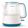 Image de Bouilloire Daily 2200w 0,8l Blanc Bleu Philips - Hd9344.10