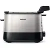 Image de Philips Viva Collection HD2639/90, Grille-pain, Noir, Blanc, Argent