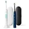 Image de Brosse à dents électrique Philips Sonicare HX6851/34 Protective Clean 5100 Blanc et bleu nuit