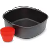 Image de Philips Back-Kit für Airfryer Essential Compact HD9925/01, Ustensile de cuisine : accessoires, Rouge, Noir