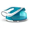 Image de Philips PerfectCare Compact Plus GC7920 - Centrale vapeur avec fermeture automatique - semelle : SteamGlide - 2400 Watt - bleu cyan