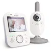 Image de PHILIPS AVENT SCD843/26 Babyphone vidéo - Technologie A-FHSS - Ecran 3.5 - Fonction Répondre a bébé