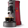 Image de Philips Senseo Select CSA230 - Machine à café - 1 bar - rouge foncé/gris cachemire