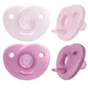 Image de sucettes soothie coeur 0/3 mois philips avent scf099/22 - lot de 2 - rose clair/rose framboise