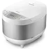 Image de Philips HD4713/40, Cuiseur vapeur + cuiseur à riz, Argent, Blanc