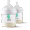 Image de Philips Natural à Réponse Naturelle - Biberon valve AirFree 125ml - tétine 0m+ - Pack de 2 - SCY670/02