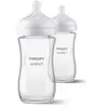 Image de Philips Natural à Réponse Naturelle - Biberon verre 240 ml - Pack de 2 - SCY933/02