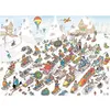 Image de Puzzle 2000 pièces : Jan Van Haasteren : Descente effrenée à la montagne