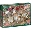 Image de Jumbo 1000 - Falcon - Floral Cats (1000 pièces)