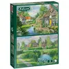 Image de Jumbo 11289 - Riverside Cottages, puzzle, 2 x 500 pièces (500 pièces)