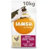 Image de IAMS Vitality Croquettes Premium Chats seniors - Au poulet frais - Sans OGM colorant arome artificiel - Sac refermable 10 kg