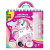 Image de Cahier d'activités de coloriage a paillettes 3 en 1