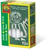 Image de SES Creative crayons d'assiette junior blanc 12 pièces