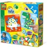 Image de My first - Peinture au doigt - Dinosaures - Peins 10 cartes de dinosaures.