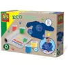 Image de Ses, Peinture : accessoires, Kit de peinture au doigt ECO avec tablier de peinture