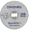 Image de Dremel, Lame de scie, EZ SpeedClic Disques à tronçonner le métal Ø 38,0 mm (5 pièces)