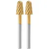 Image de Lot de 2 fraises acier rapide haute longévité Dremel Max 117 - ø 6,4mm bout rond