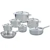 Image de BK Profiline Pannenset 7-delig (B5693.027), Poêle + casserole, Argent