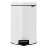 Image de Poubelle pédale Newlcon 20L blanche - Brabantia - Blanc - Métal