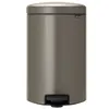 Image de Poubelle à pédale Newicon 12 l platinum Code C - Brabantia - -