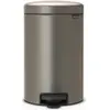 Image de Brabantia Newlcon, Poubelle, Argent