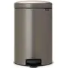 Image de Brabantia Newlcon, Poubelle, Argent