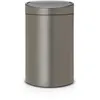 Image de Brabantia poubelle touch bin - 40l - platinum 114908