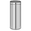 Image de BRABANTIA Poubelle Touch Touch bin new 30 L - matt steel