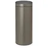 Image de Touch Bin New 30 l platinum Code G - Brabantia - Gris - Métal