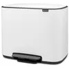Image de BRABANTIA Poubelle à Pédale Bo 3 Seaux Blanc