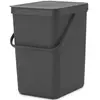 Image de Brabantia 1 Poubelle Sort&go 25l, Brabantia, Gris