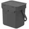 Image de Brabantia ---touch bin poubelle 25 l rect gris 209888