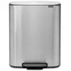 Image de Brabantia Bo Waste Bin, Poubelle, Argent