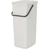 Image de Brabantia Bac de recyclage Sort & Go 40 l, gris clair, Poubelle, Gris