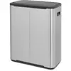 Image de Brabantia Seau de recyclage Bo Touch Bin, Poubelle, Argent