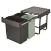 Image de Brabantia poubelle encastrable 10 + 10 + 20 l - sort & go built-in