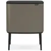 Image de Brabantia Bo Touch Bin, Poubelle, Argent